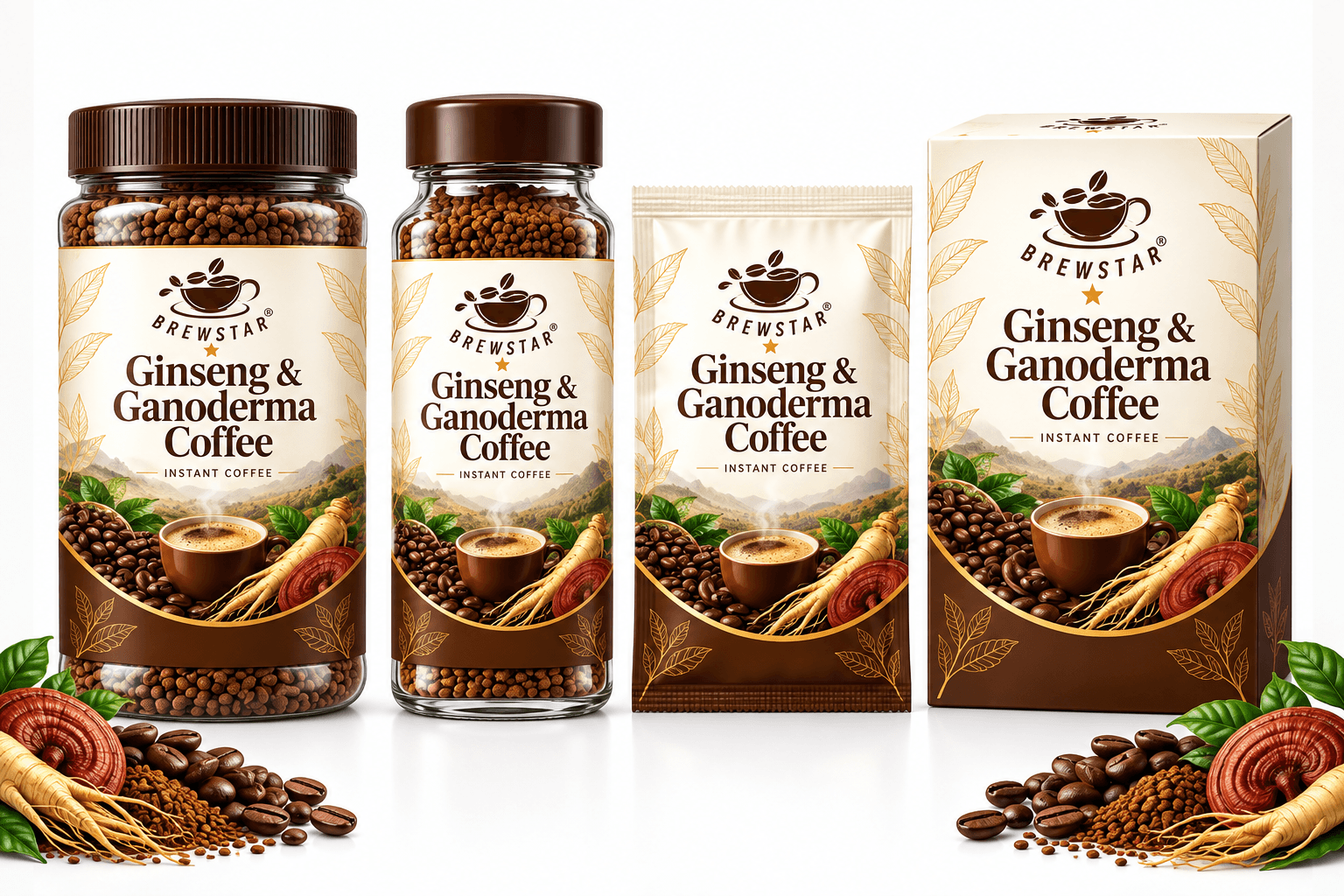 Ginseng & Ganoderma Coffee product image